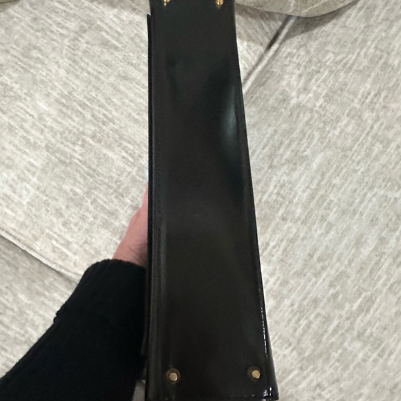 ✨💎VINTAGE💎✨Yves Saint Laurent Black top handle bag w/COA&Dusty - Picture 14 of 16